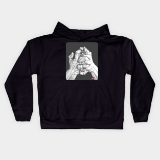 Hands and eye Kids Hoodie